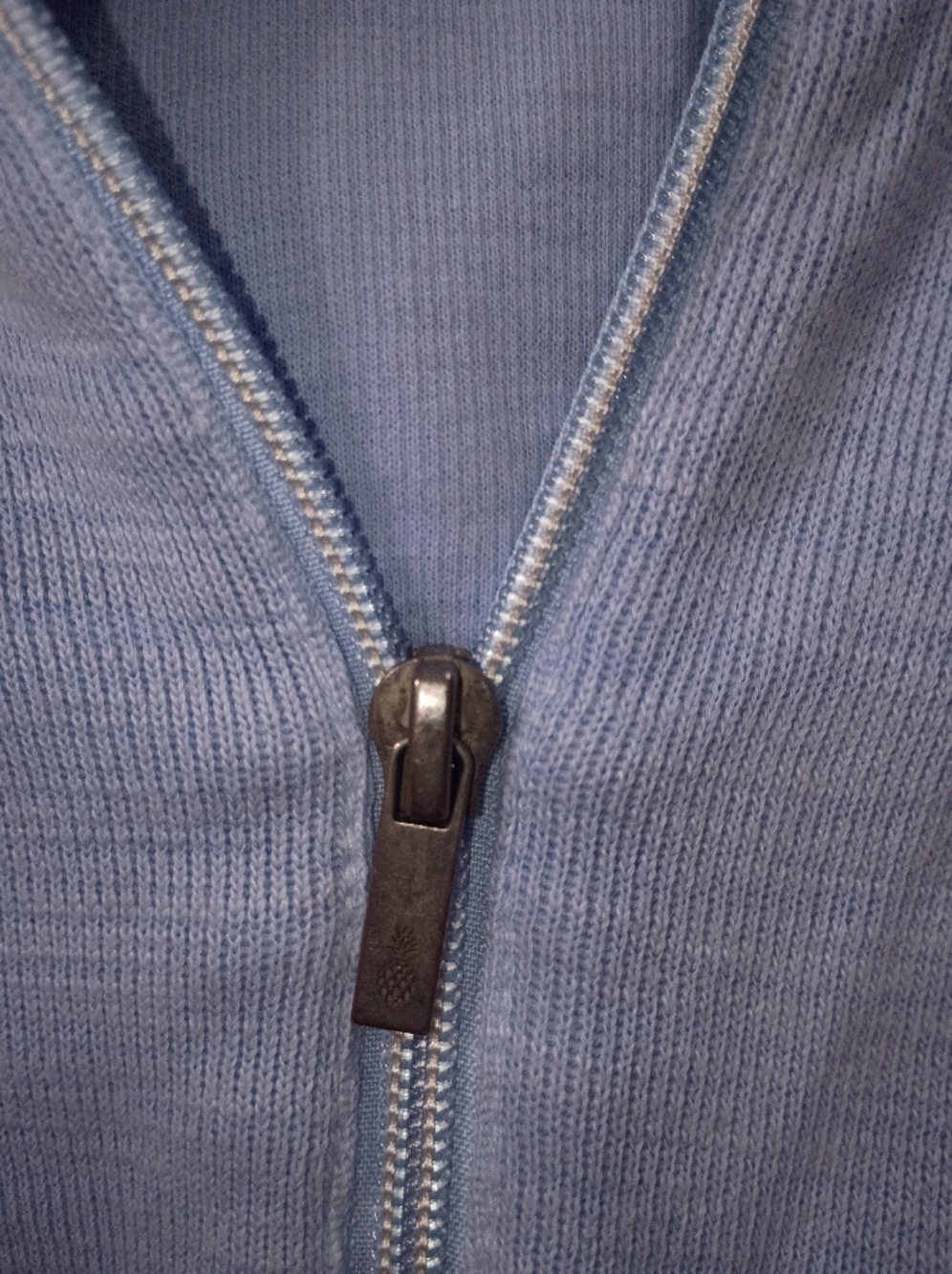Tommy Bahama Light Blue Half-Zip Pullover - Picture 7 of 11